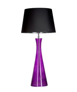 LAMPA-STOLOWA-4concepts-Chianti-Transparentny-Fiolet-45-34×30-cm-Szklana-Czarno-Srebrny-Abazur-fioletowa-podstawa