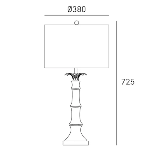 LAMPA STOŁOWA Loboc ceramiczna, biała podstawa, mosiężne, metalowe detale, stylowa, wymiary