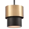 LAMPA WISZĄCA Coburg okrągła, czarno-mosiężna, modern classic S, piękna